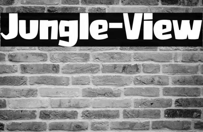 Jungle-View 字体 examples