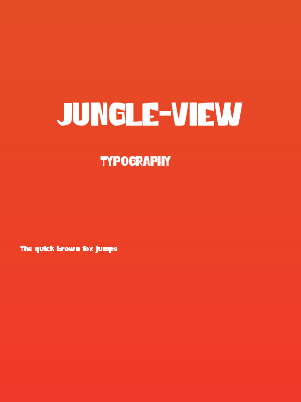 Jungle-View Poster