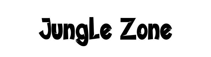 Jungle Zone Шрифта