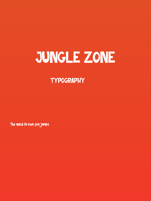 Jungle Zone Poster