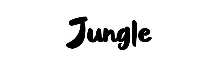 Jungle  font caratteri gratis