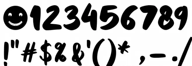 Jungle Font OTHER CHARS