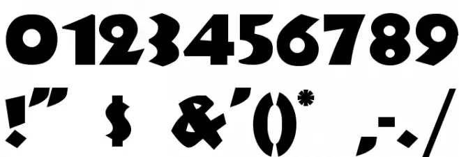 JungleFever Font OTHER CHARS