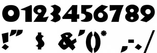 JungleFever Font OTHER CHARS