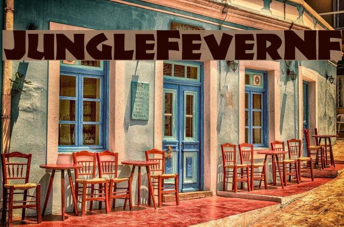 JungleFeverNF Font examples