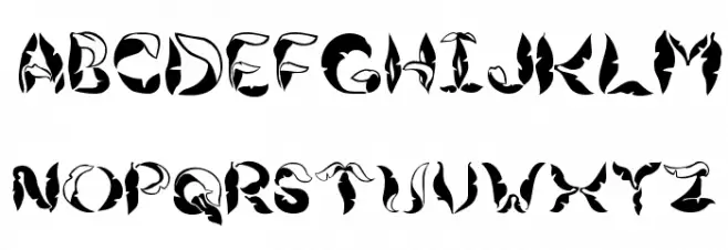 JungleLeaves Font UPPERCASE