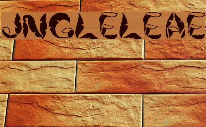 JungleLeaves Font examples