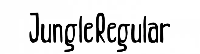 JungleRegular  Frei Schriftart Herunterladen