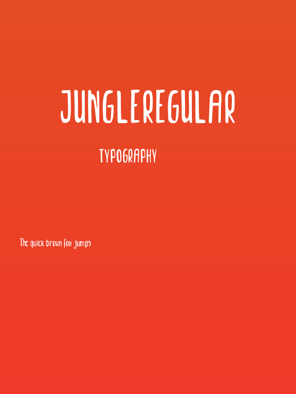 JungleRegular Poster
