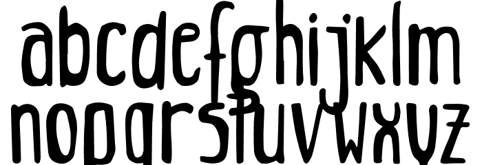 JungleRegular Font LOWERCASE