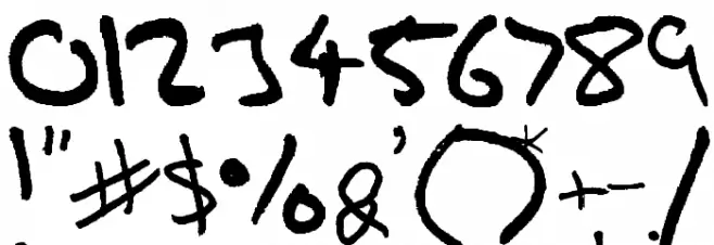 Jungles Severly Crappy Font Font OTHER CHARS