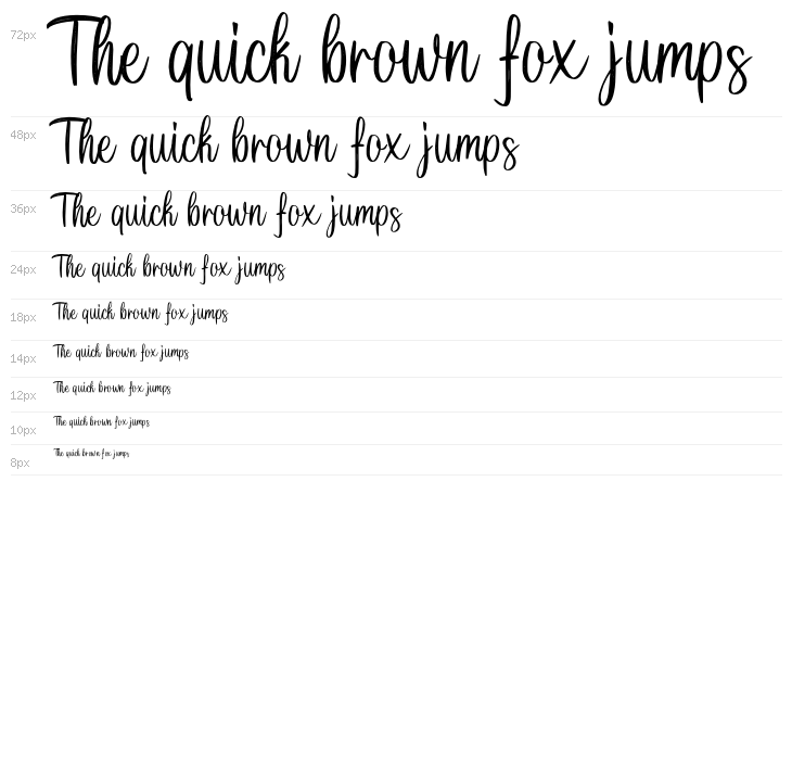 Junglewood Script PERSONAL Regular Waterfall