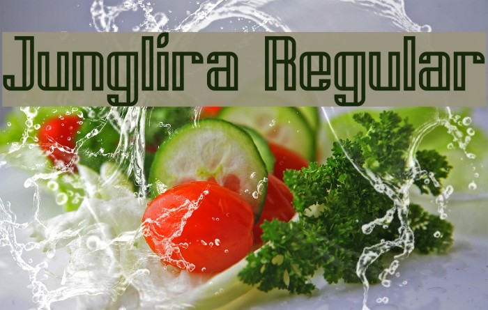 Junglira Regular Font examples
