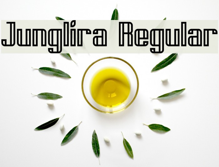 Junglira Regular Font examples
