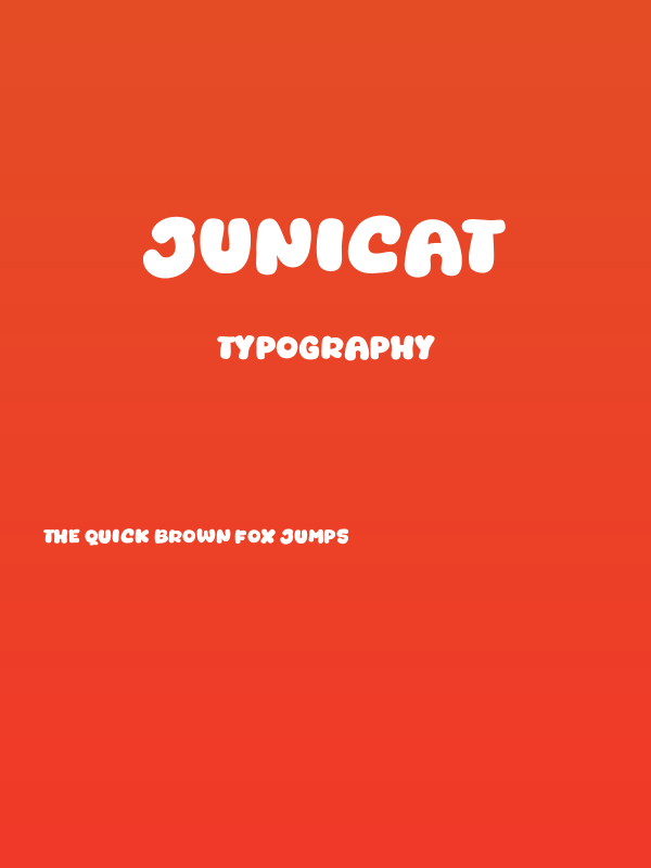 Junicat Poster