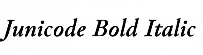 Junicode Bold Italic  Free Fonts Download