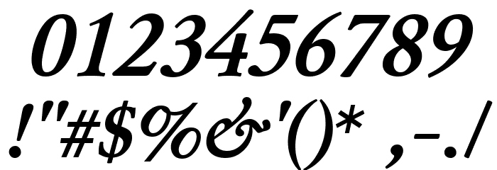 Junicode Bold Italic Font OTHER CHARS