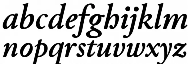 Junicode Bold Italic Font LOWERCASE