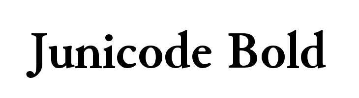 Junicode Bold Font