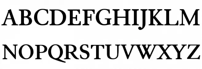Junicode Bold Schriftart Groß