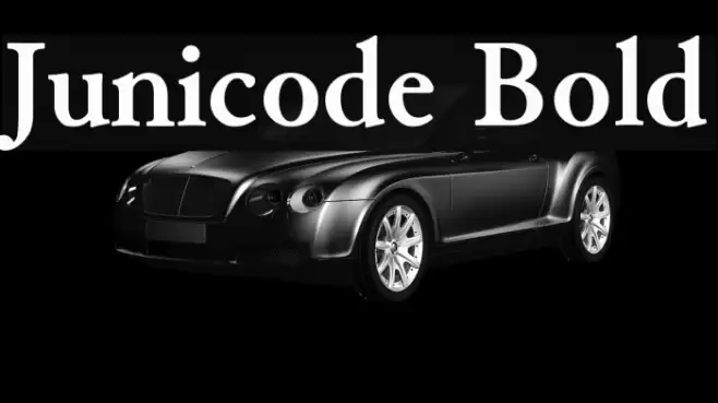 Junicode Bold examples
