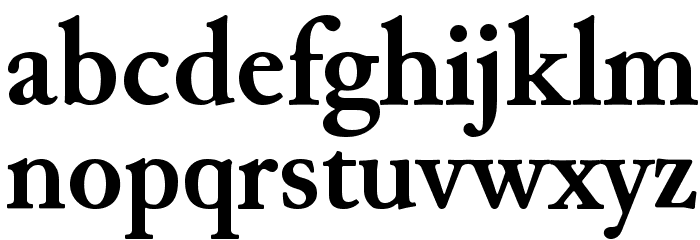 Junicode Bold Font LOWERCASE
