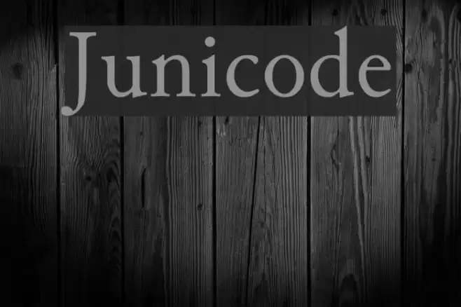 Junicode Font examples