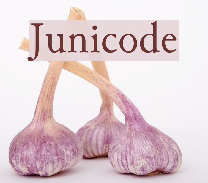 Junicode Font examples