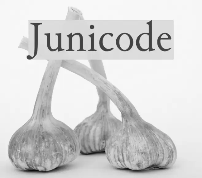 Junicode Font examples