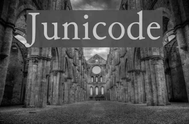Junicode Font examples