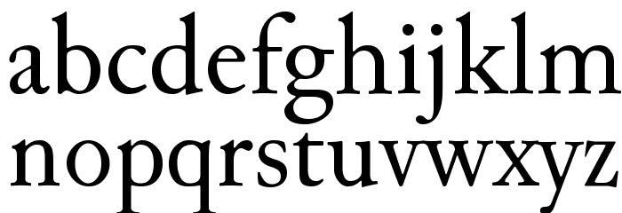 Junicode Font LOWERCASE