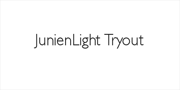 JunienLight Tryout Logo