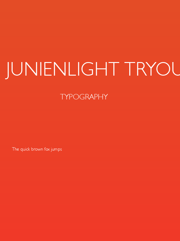 JunienLight Tryout Poster
