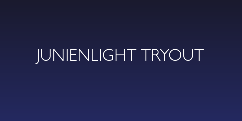 JunienLight Tryout Social Header