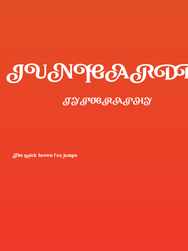 Junigarden Swash PERSONAL USE Regular Poster