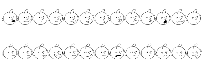 Junior Attitudes JL Font LOWERCASE