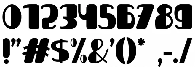 Junior Schoolboy Font OTHER CHARS