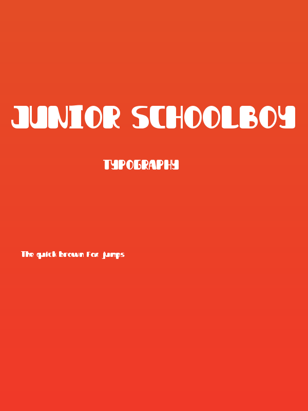 Junior Schoolboy Poster