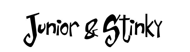 Junior & Stinky  Free Fonts Download