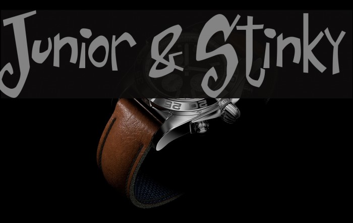Junior & Stinky Font examples
