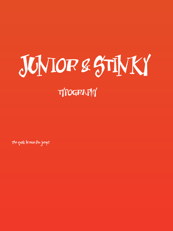 Junior & Stinky Poster
