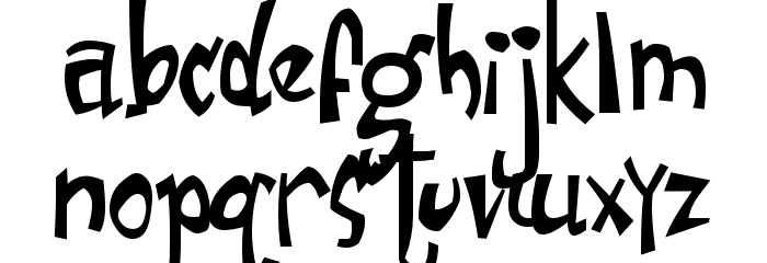 Junior & Stinky Font LOWERCASE