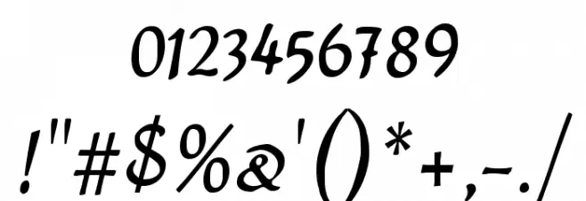 JuniorCAT Font OTHER CHARS