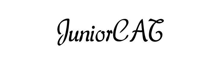 JuniorCAT  免费字体下载