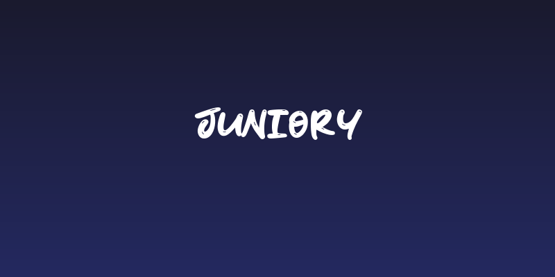 Juniory Social Header