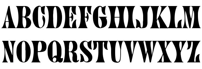 Juniper-Normal Font LOWERCASE