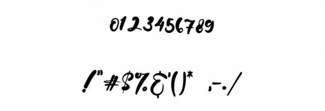 JuniperTree Font OTHER CHARS