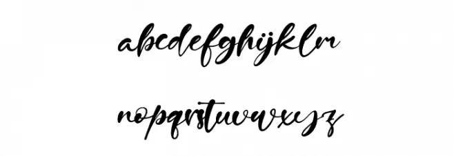 JuniperTree फ़ॉन्ट लोअरकेस