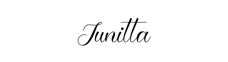 Junitta  Frei Schriftart Herunterladen