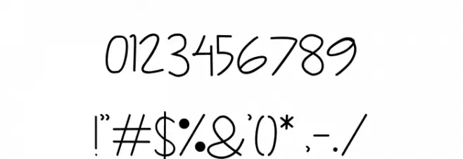 Junitta Font OTHER CHARS